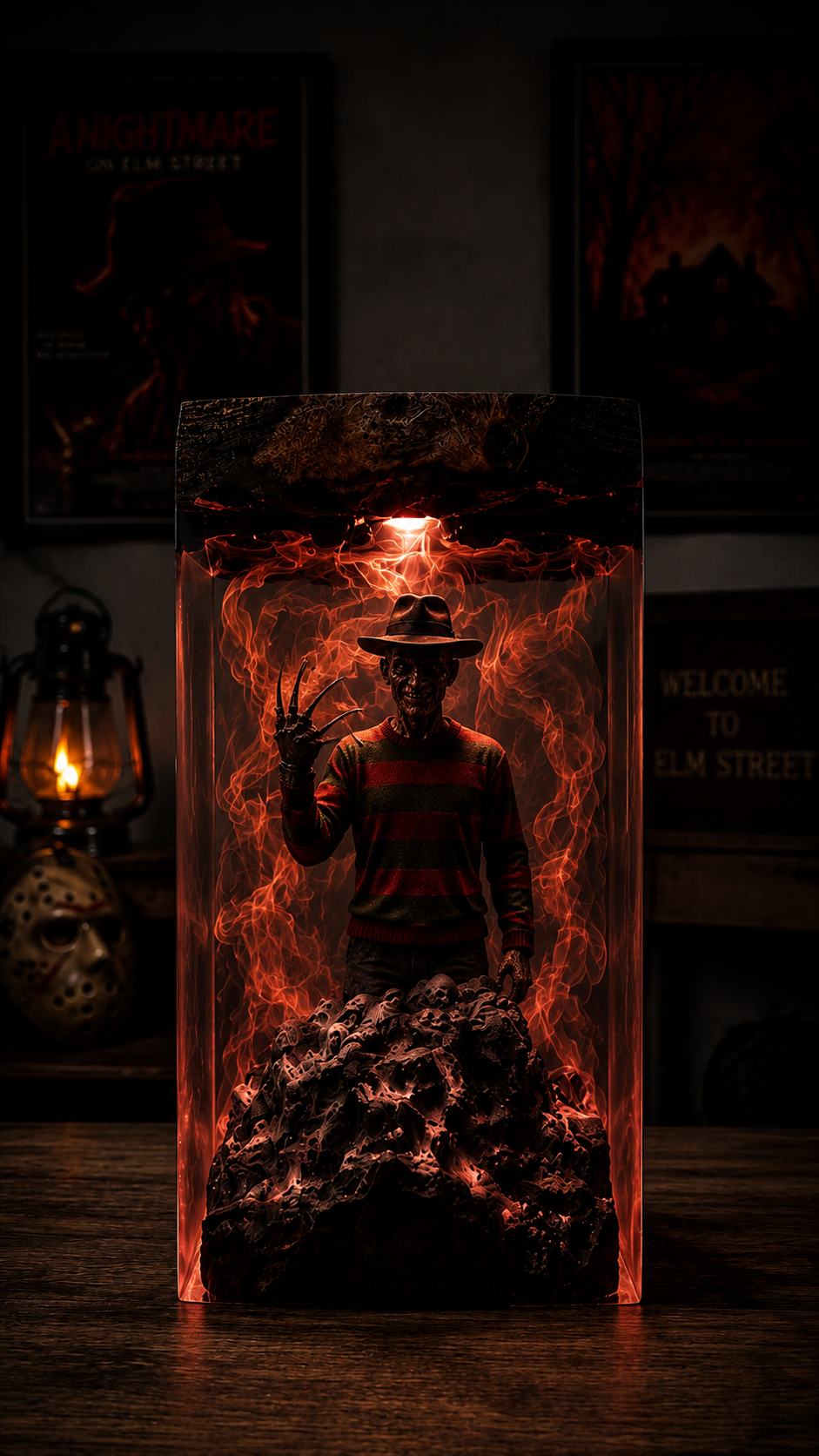 Horror Resin Lamps
